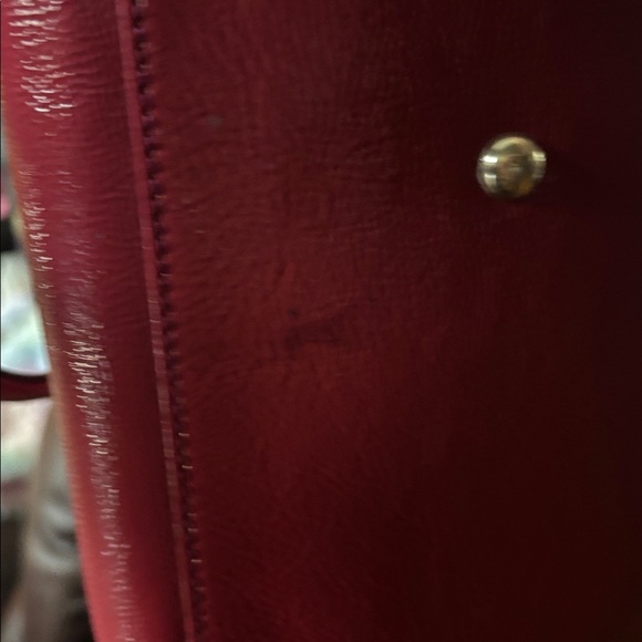 Gucci Soho Patent Leather Top Handle Bag Fuchsia Pink Interlocking G - Picture 9 of 14